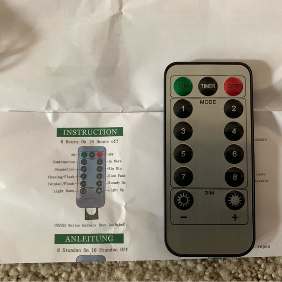 LED String Lights with Remote Control - Picture 3 of 5